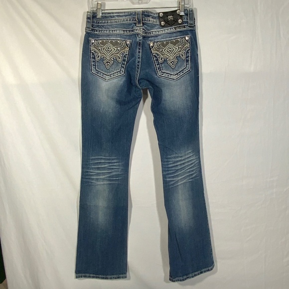 Miss Me Bling Boot Cut Jeans - Size 28 - Picture 5 of 15